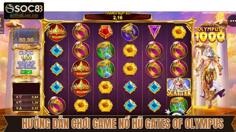 Game Nổ Hũ Gates Of Olympus - Săn Thưởng Hấp Dẫn Tại Soc88 4 Trải nghiệm game nổ hũ Gates of Olympus ở Soc88 đơn giản